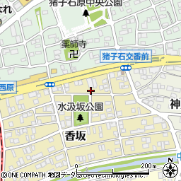 愛知県名古屋市名東区香坂1022周辺の地図