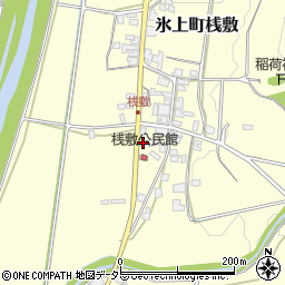 兵庫県丹波市氷上町桟敷123周辺の地図