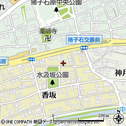 愛知県名古屋市名東区香坂1020周辺の地図