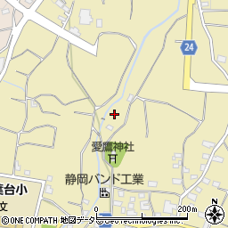 静岡県富士市一色周辺の地図