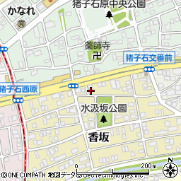 愛知県名古屋市名東区香坂1028周辺の地図