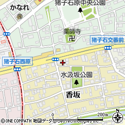 愛知県名古屋市名東区香坂1002周辺の地図