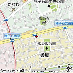 愛知県名古屋市名東区香坂1001周辺の地図