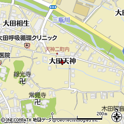 島根県大田市大田町（大田天神）周辺の地図