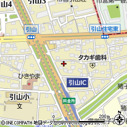 愛知県名古屋市名東区引山2丁目302周辺の地図