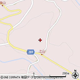島根県雲南市吉田町上山376周辺の地図