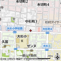 愛知県名古屋市北区大杉町3丁目46周辺の地図