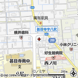 ファミリーマート甚目寺八尻店周辺の地図
