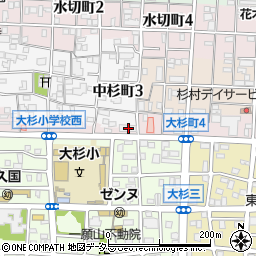愛知県名古屋市北区大杉町3丁目51周辺の地図