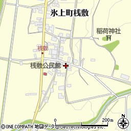 兵庫県丹波市氷上町桟敷539周辺の地図