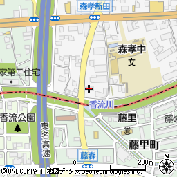 日本空手道東真会名東本部風の館周辺の地図