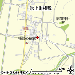 兵庫県丹波市氷上町桟敷538周辺の地図