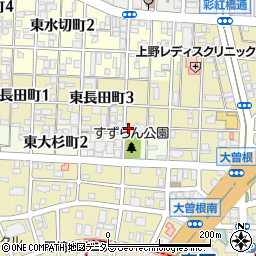 リパーク東長田町４丁目駐車場周辺の地図