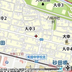 青電社周辺の地図