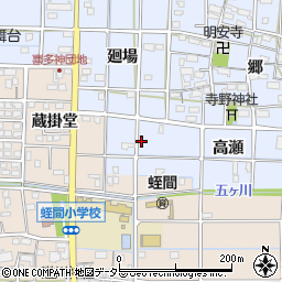 愛知県津島市寺野町高瀬32周辺の地図