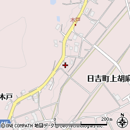 京都府南丹市日吉町上胡麻フチガ迫周辺の地図