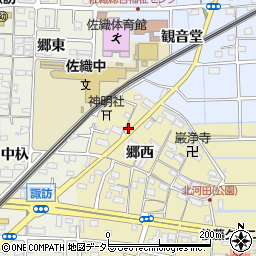 津島警察署佐織交番周辺の地図