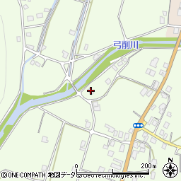 京都府京都市右京区京北下弓削町5-1周辺の地図