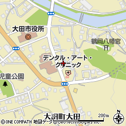 大田市森林組合周辺の地図