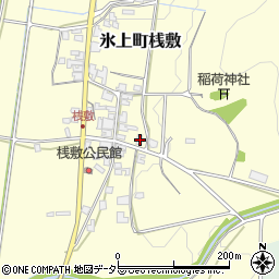 兵庫県丹波市氷上町桟敷260周辺の地図