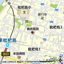 横井医院周辺の地図