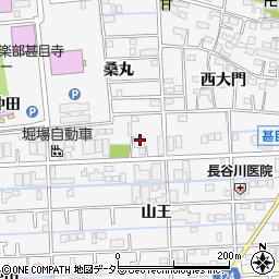 愛知県あま市甚目寺桑丸44周辺の地図