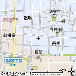 愛知県津島市寺野町高瀬41周辺の地図