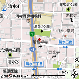 安藤医院周辺の地図