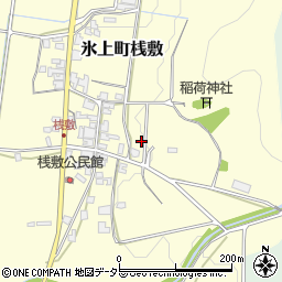 兵庫県丹波市氷上町桟敷264周辺の地図