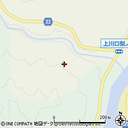 愛知県豊田市上川口町（土場）周辺の地図