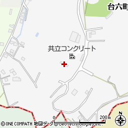 愛知県瀬戸市台六町155周辺の地図