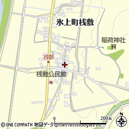 兵庫県丹波市氷上町桟敷256周辺の地図