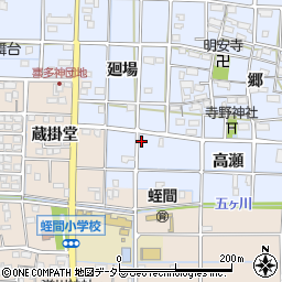 愛知県津島市寺野町高瀬33周辺の地図