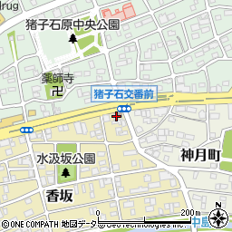 愛知県名古屋市名東区香坂1103周辺の地図