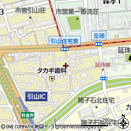 愛知県名古屋市名東区引山2丁目507周辺の地図