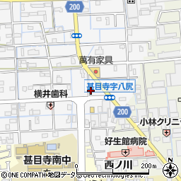 愛知県あま市甚目寺八尻70周辺の地図