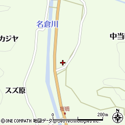 愛知県豊田市中当町ツヂ周辺の地図