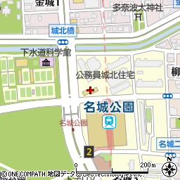 ファミリーマート名城公園北店周辺の地図