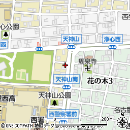 名古屋天神山郵便局 ＡＴＭ周辺の地図