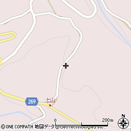 島根県雲南市吉田町上山385周辺の地図