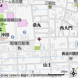 愛知県あま市甚目寺桑丸48周辺の地図
