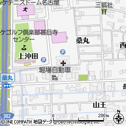 愛知県あま市甚目寺桑丸8周辺の地図