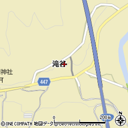 京都府船井郡京丹波町井脇滝谷周辺の地図