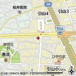 愛知銀行猪子石支店周辺の地図