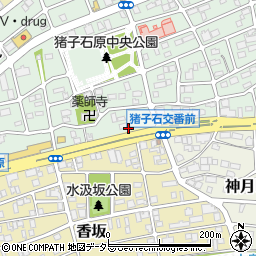 セブンイレブン名古屋猪子石原１丁目店周辺の地図