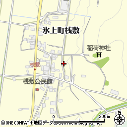 兵庫県丹波市氷上町桟敷266周辺の地図