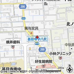 愛知県あま市甚目寺八尻74周辺の地図
