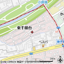 愛知県名古屋市千種区東千種台12-20周辺の地図