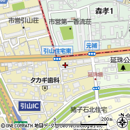 愛知県名古屋市名東区引山2丁目601周辺の地図