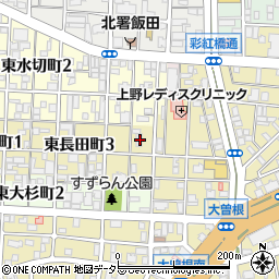 愛知県名古屋市北区東長田町4丁目44周辺の地図